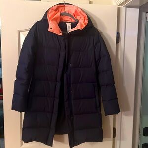 JCrew Factory Girls Down Puffer Coat